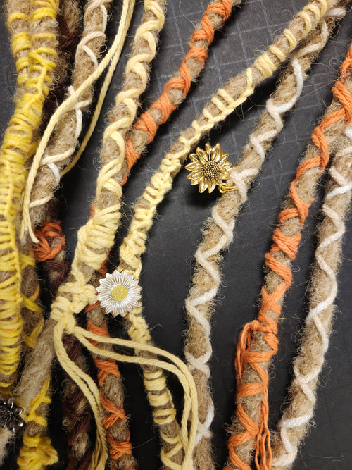 INDIVIDUAL  BLOND SUNFLOWER WRAPS